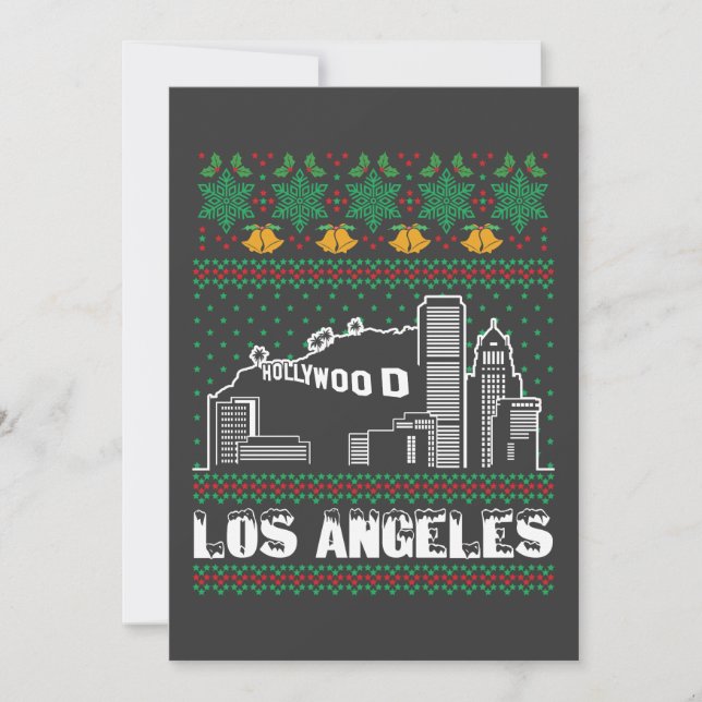 Los Angeles Ugly Christmas Invitation (Front)