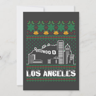 Los Angeles Ugly Christmas Invitation