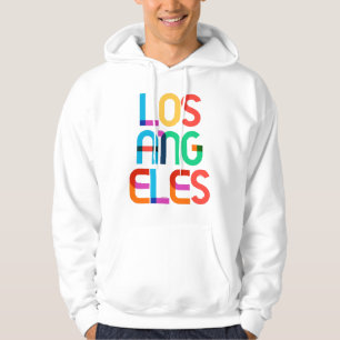 Los Angeles United States Pop Art Letters Hoodie