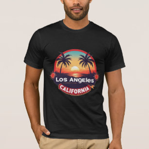 Los Angeles USA City Pride Gift For Visitors 📍 T-Shirt