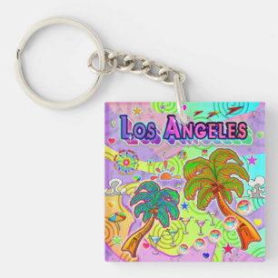Los Angeles Vacation Target Keychain