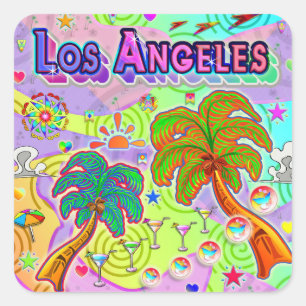 Los Angeles Vacation Target Sticker