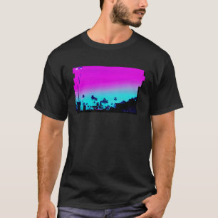 Los Angeles Vaporwave Aesthetic Lights For Men and T-Shirt