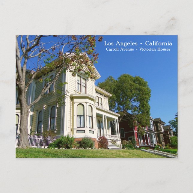 Los Angeles Victorian Houses Postcard! Postcard (Front)