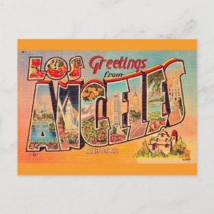 Los Angeles Vintage Postcard