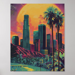 Los Angeles Vintage Poster