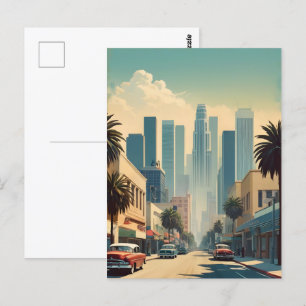 Los Angeles vintage poster Postcard
