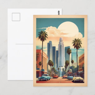 Los Angeles vintage poster Postcard