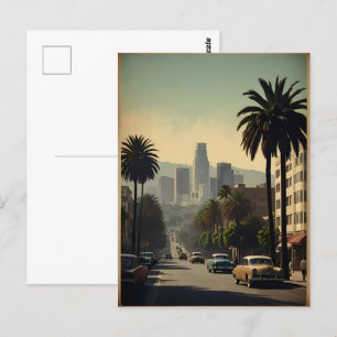 Los Angeles vintage poster Postcard