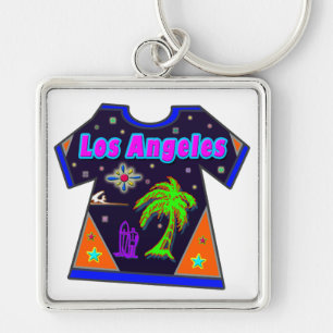 "Los Angeles Vivid 2" Keychain