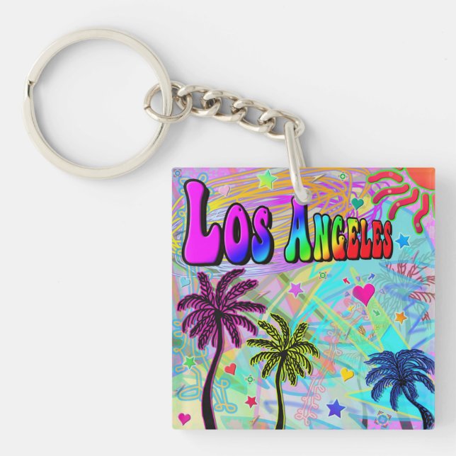 Los Angeles Vivid Romance Keychain (Front)