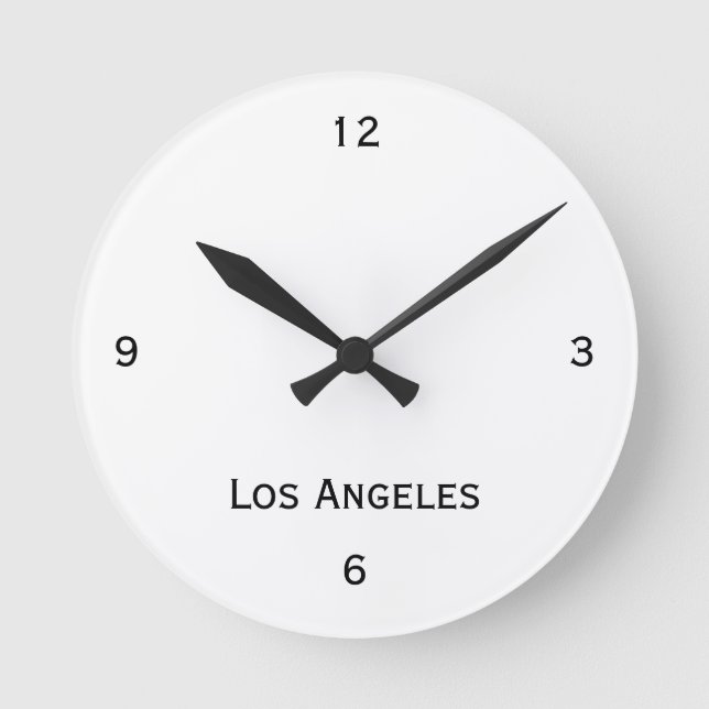 Los Angeles Wall Clock (Front)