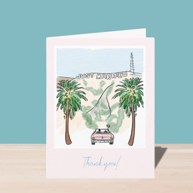 Los Angeles Wedding Thank you Cards (Creator Uploaded)