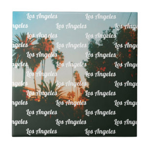 Los Angeles, West Hollywood Travel Souvenir Tile