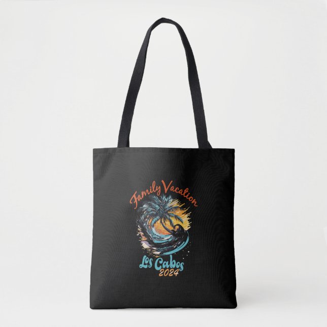 Los Cabos Mexico Stylish Vacation 2024 Souvenir Tote Bag (Front)