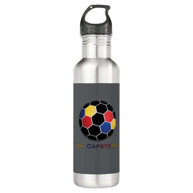 Los Cafeteros 710 Ml Water Bottle (Front)
