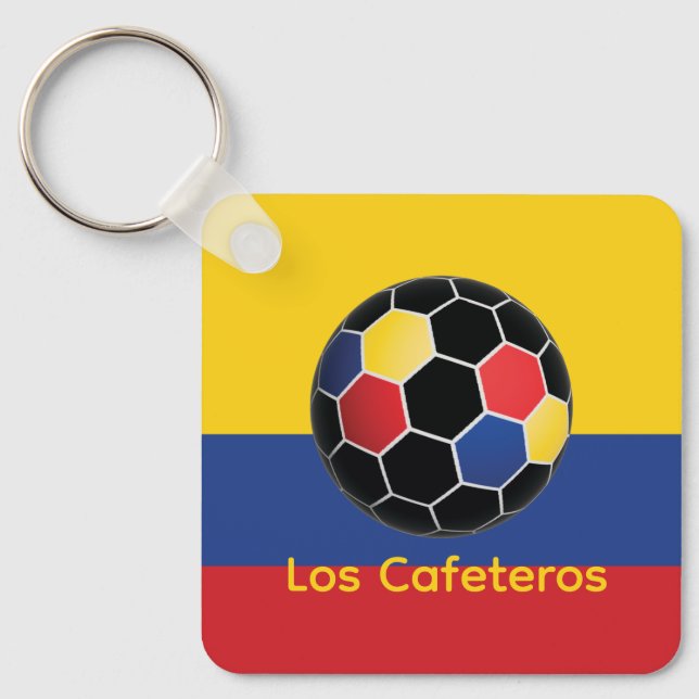 Los Cafeteros Key Ring (Front)