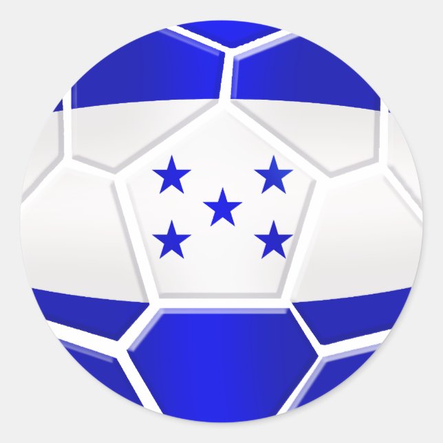 Los Catrachos Honduras soccer ball gifts Classic Round Sticker (Front)