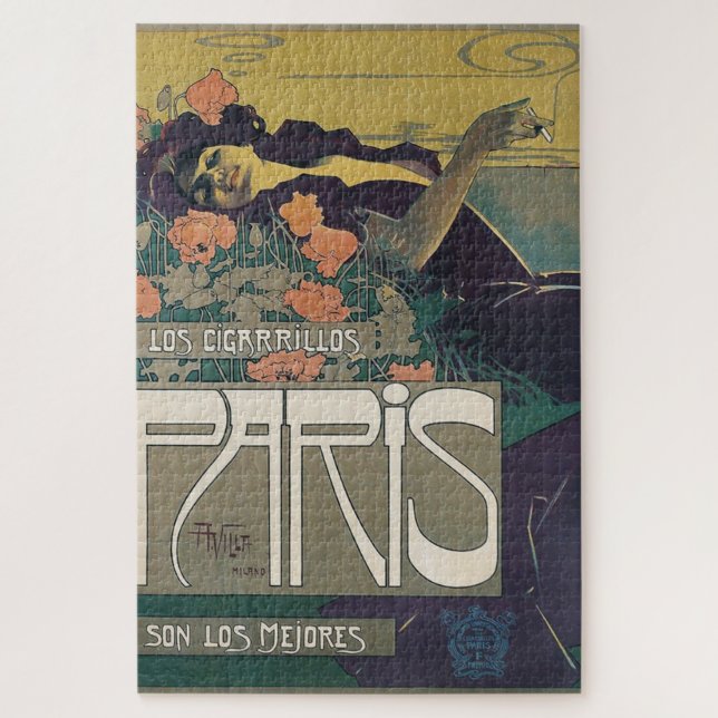  Los Cigarrillos París,  Jigsaw Puzzle (Vertical)