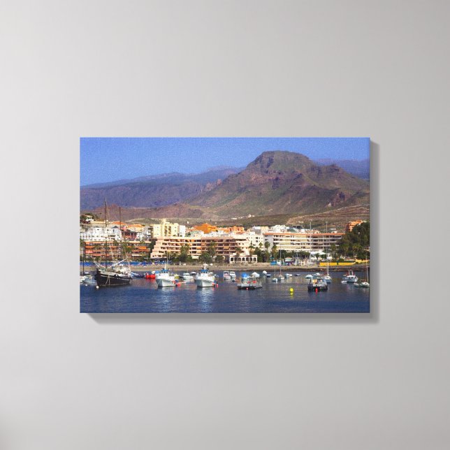 Los Cristianos in Tenerife Canvas Print (Front)