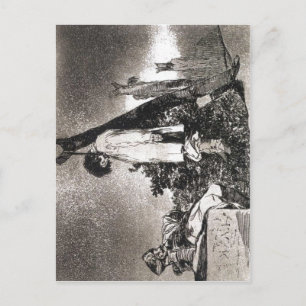 Los desastres de la guerra, plate 36 Goya, Tampoco Postcard