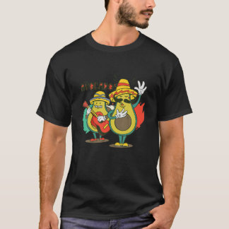 Los Dos Avocados De Mexico Cinco Mayo Guac Avocado T-Shirt