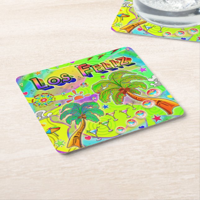 Los Feliz Mind Focus Coaster (Angled)