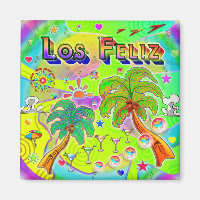 Los Feliz Mind Focus Magnet (Front)