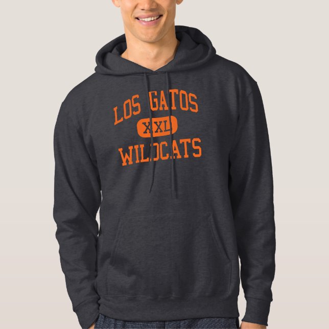 Los Gatos - Wildcats - High - Los Gatos California Hoodie (Front)