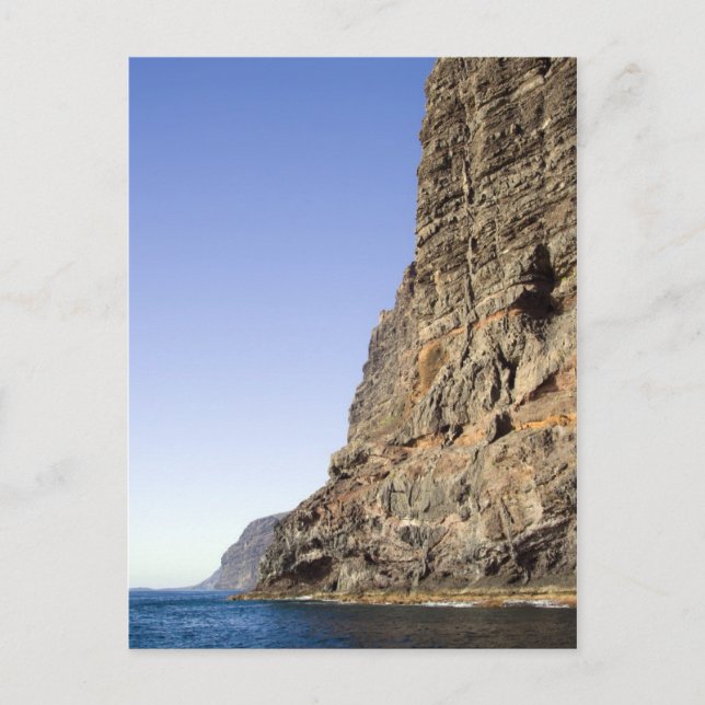 Los Gigantes Cliffs in Tenerife Postcard (Front)