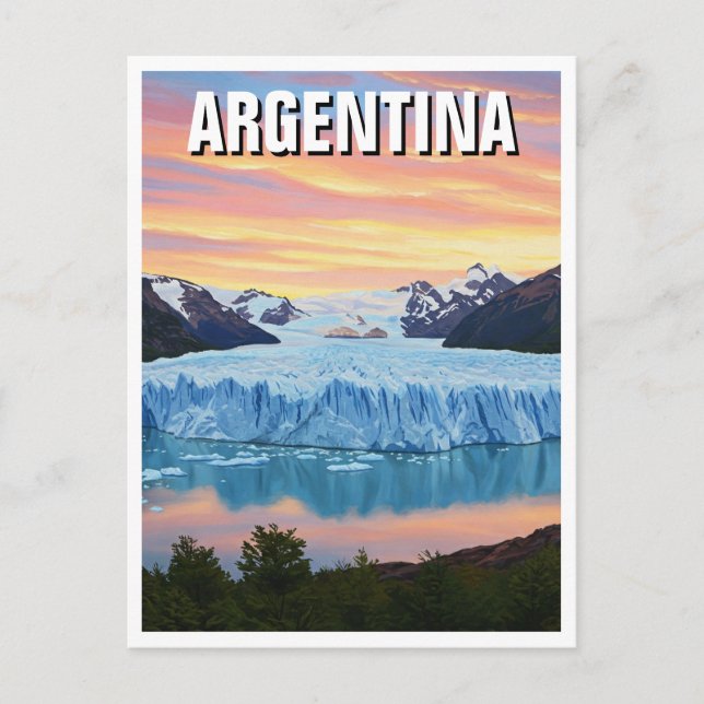 Los Glaciares National Park Argentina Travel Postcard (Front)