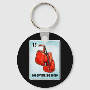 Los Guantes De Boxeo Mexican Boxing Gloves Cards Key Ring
