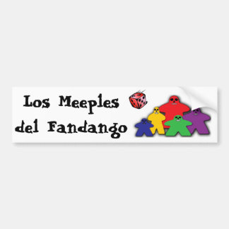Los Meeples del Fandango Bumper Sticker