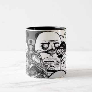 Los Memes Two-Tone Coffee Mug