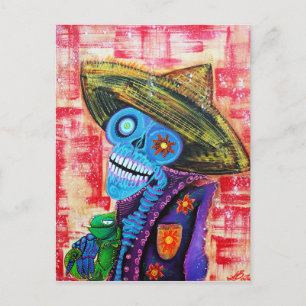 Los Muertos Sugar Skull Postcards