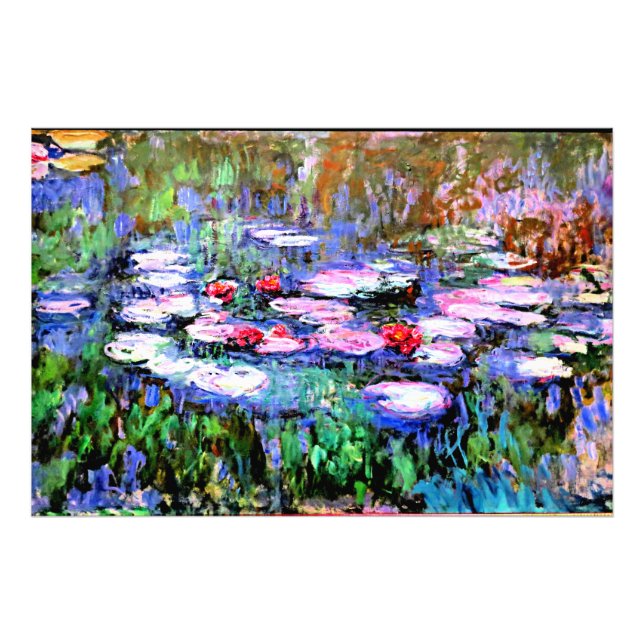 Los Nenufares (water lilies) by Claude Monet Photo Print (Front)
