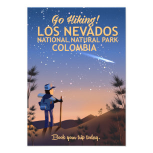 Los Nevados National Natural Park Travel poster