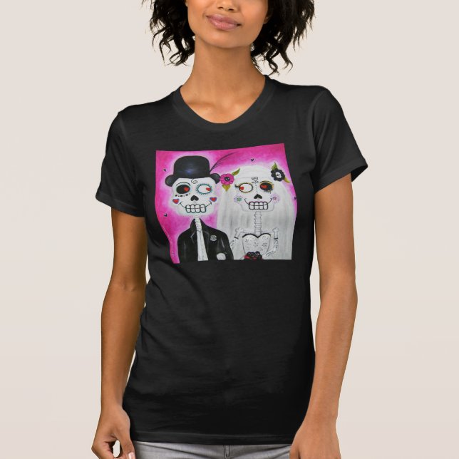Los Novios Calaca T-Shirt (Front)