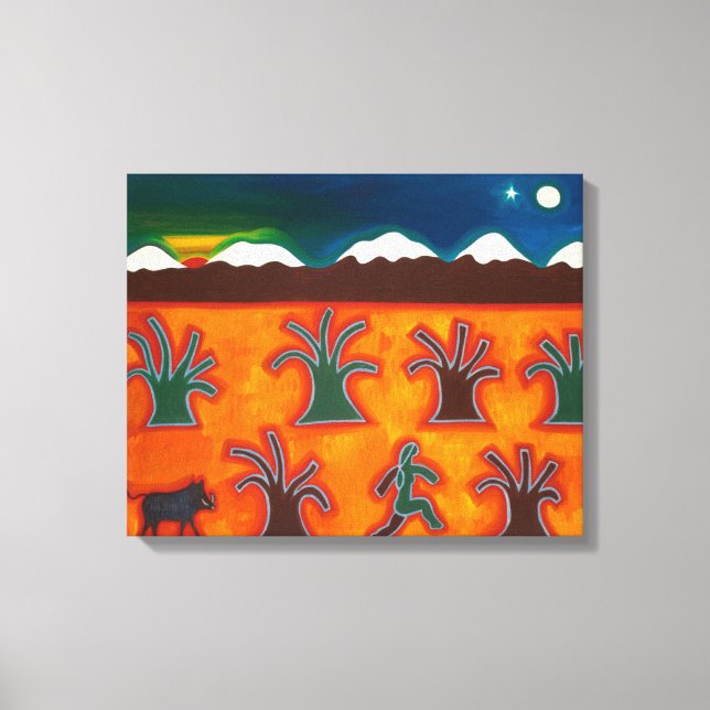 Los Olivos en el Invierno 2010 Canvas Print (Front)