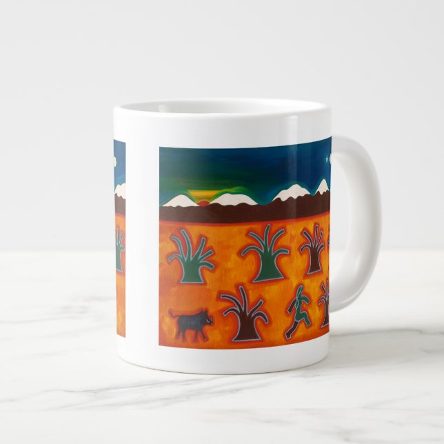 Los Olivos en el Invierno 2010 Large Coffee Mug (Front Right)