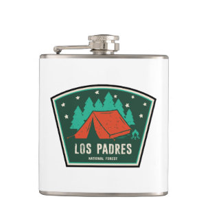 Los Padres National Forest California Camping Hip Flask