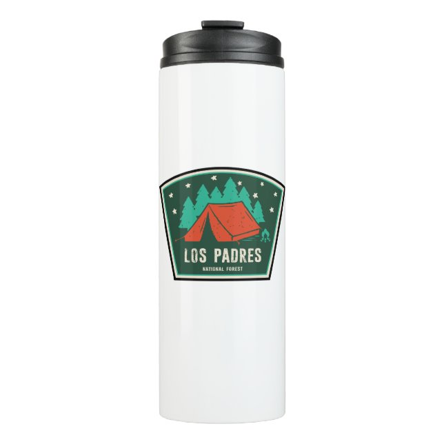 Los Padres National Forest California Camping Thermal Tumbler (Front)