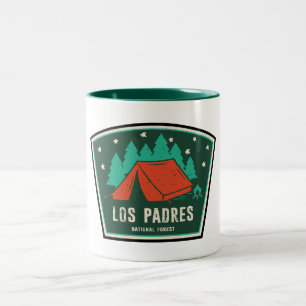 Los Padres National Forest California Camping Two-Tone Coffee Mug