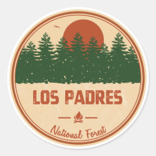 Los Padres National Forest Classic Round Sticker