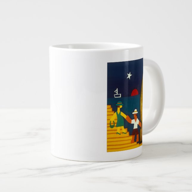 Los Papás de Olivia 2005 Large Coffee Mug (Front Right)
