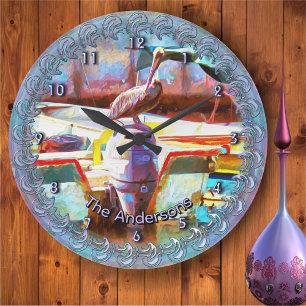 Los Peines Pelican 0463 Family Large Clock