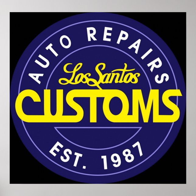 Los Santos Customs Poster (Front)