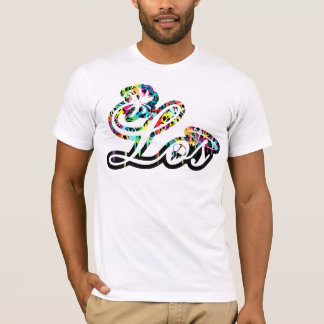 "Los" T-shirt...Skull Colour Drip T-Shirt