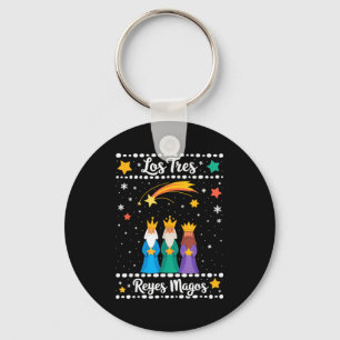 Los Tres Es Magos Navidad Latina Tres Es  Key Ring