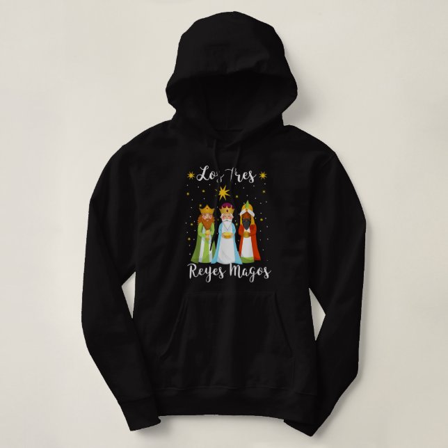 los tres reyes magos tee epiphany day three wise m (Design Front)